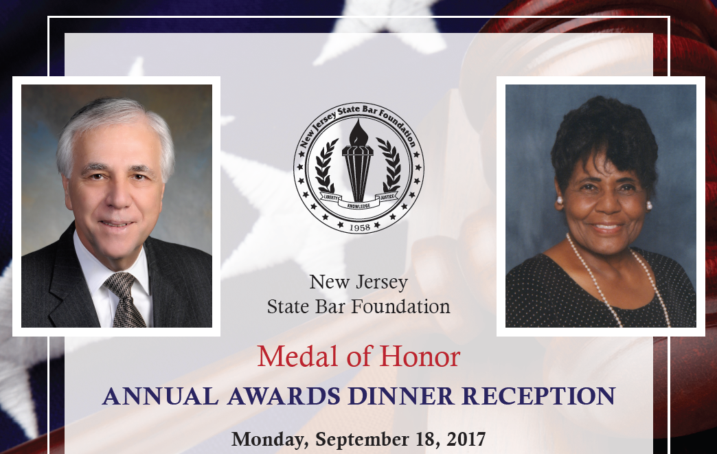 NJSBF to Present Medal of Honor Awards at September 18th Awards Dinner