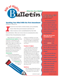 Bill of Rights Bulletin