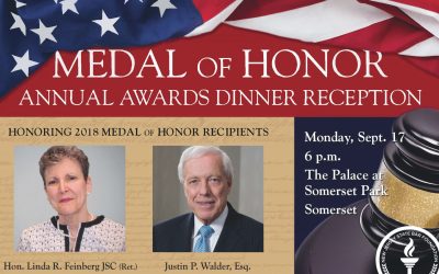 NJ State Bar Foundation to Present Medal of Honor Awards in September